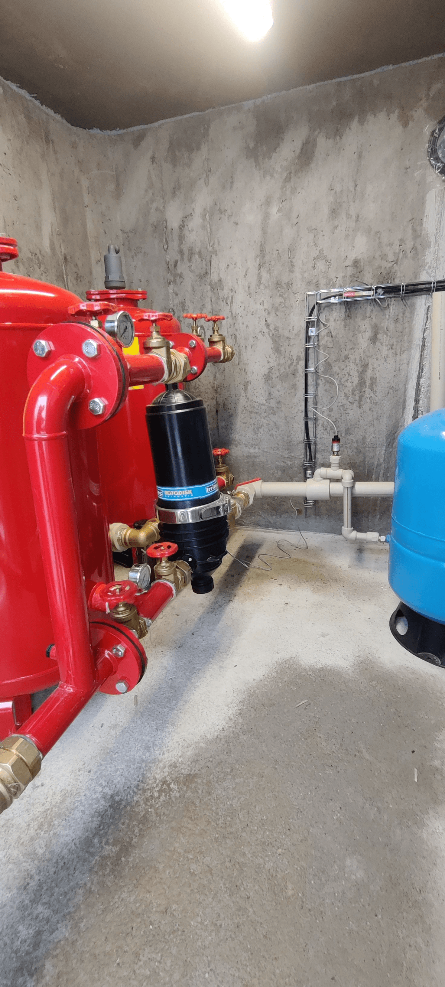 Reference Před-filtrace pro odčerpávání vody z nádrže