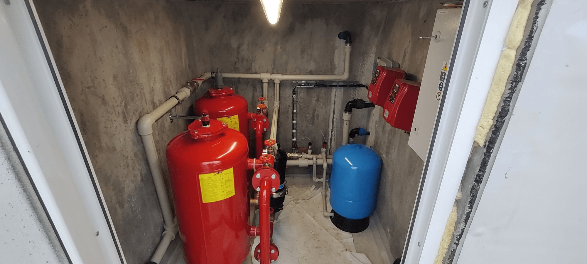 Reference Před-filtrace pro odčerpávání vody z nádrže